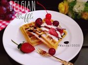 Gambar waffle tanpa susu