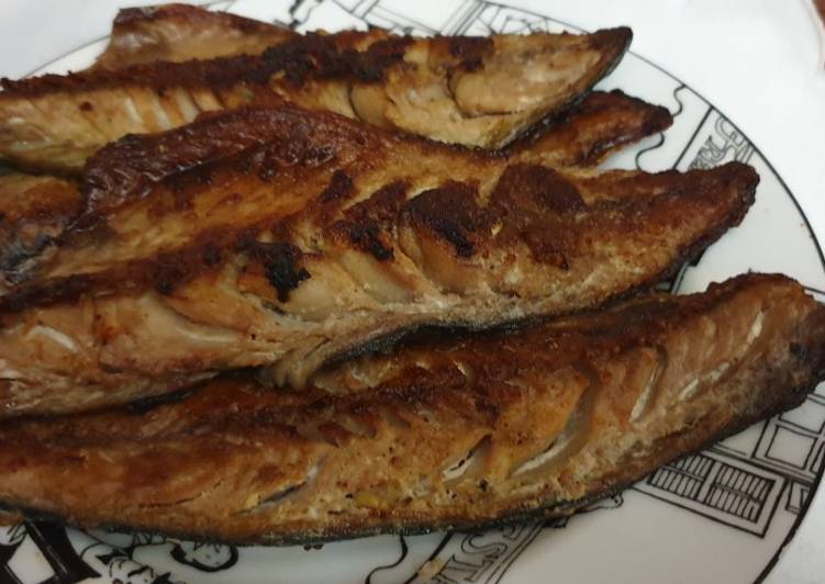 Resep Ikan makarel bakar 🦈 yang mudah