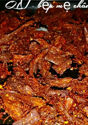 Hình của món Khô bò sợi.