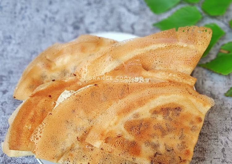 Mudah Cepat Memasak Crepes teflon /kue lekker Mantul Banget