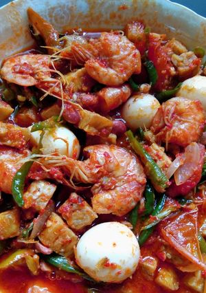Foto resep Taucoo tempe udang telur puyuh