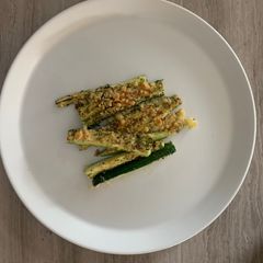 A picture of Zucchini and Parmesan sticks.