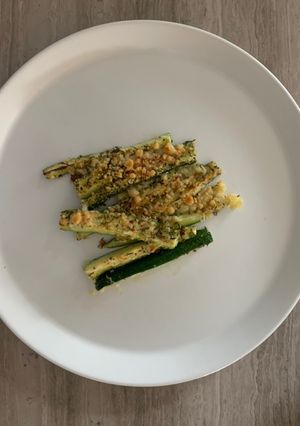 A picture of Zucchini and Parmesan sticks.
