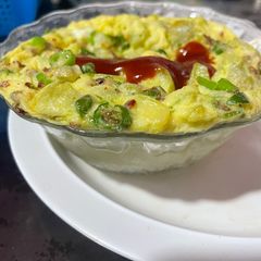 A picture of White squash quiche.