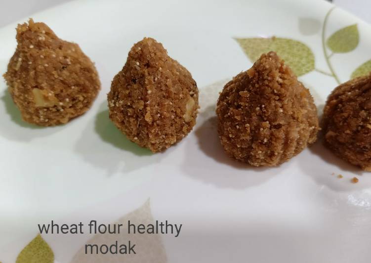 Recipe of Perfect Authentic Wheat Flour Jaggery Modak