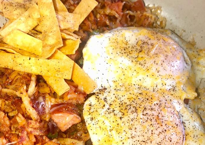 Steps to Prepare Super Quick Homemade Southwest skillet breakfast 🍳