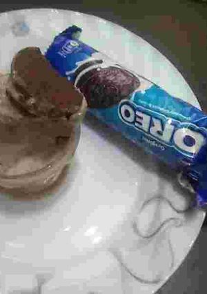 A picture of Oreo Biscuit Ice  Cream.