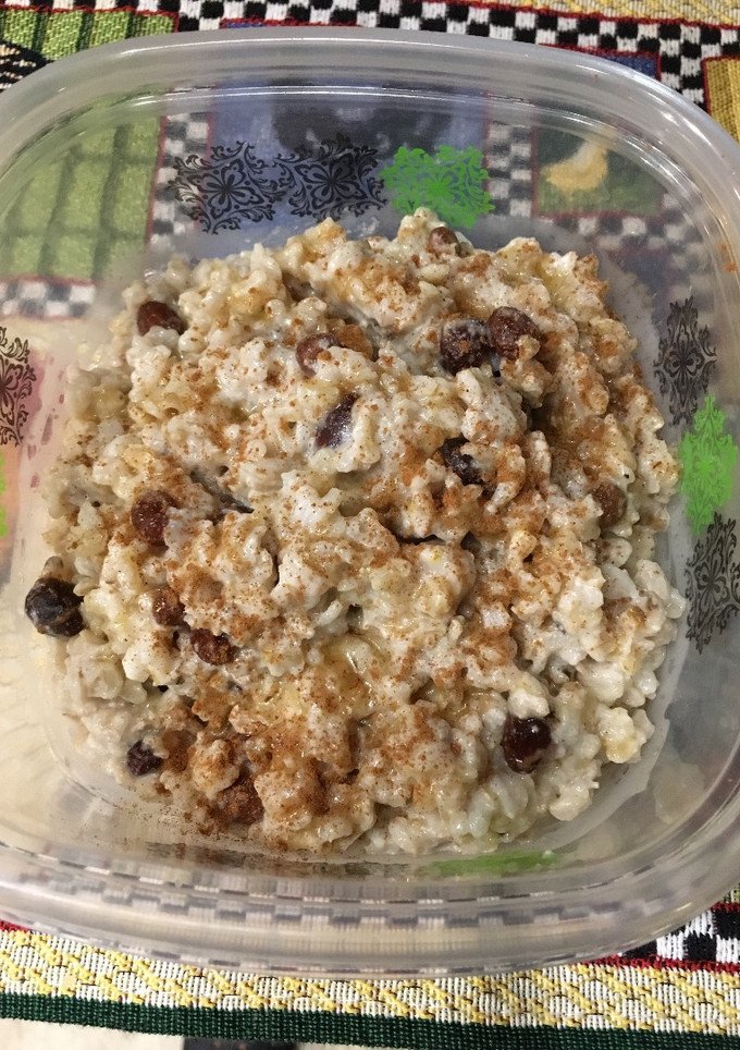 Una foto de Arroz Integral con Leche de Almendras