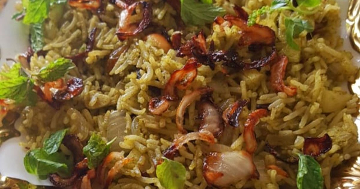 Mint Rice Recipe by Monika Jain ( Homechef) - Cookpad