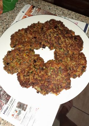 A picture of Eggplant fritters.