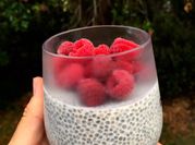 A picture of overnight chia pudding