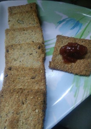 Una foto de Galletitas de salvado de avena, harina integral y mix semilla