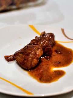 Una foto de Costillas de cerdo en salsa barbacoa