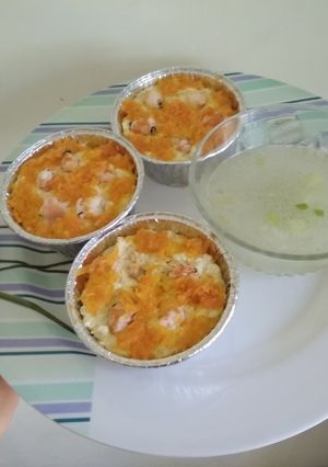 Foto resep Tahu kukus kaldu ceker (MPASI 1 tahun)