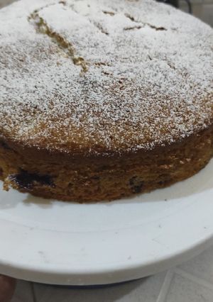 A picture of Blueberry Lemon cake.