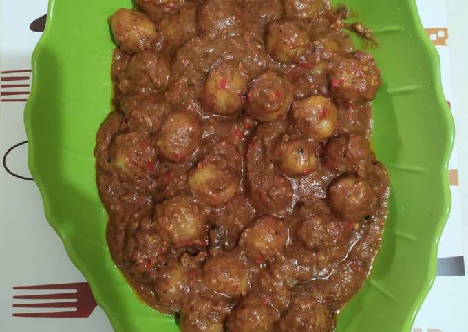 Resep Cilok bumbu kacang sambal peda 🥰, Lezat Sekali