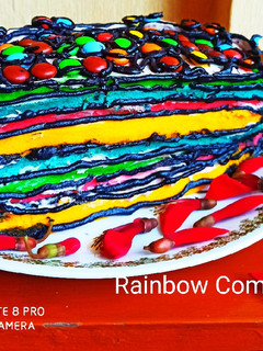 Foto resep Rainbow Comic Tart