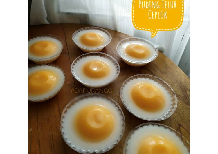 Puding telur ceplok