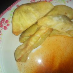 A picture of Fried Sweet potatoes.
