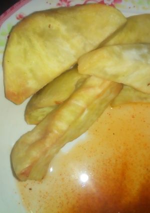 A picture of Fried Sweet potatoes.