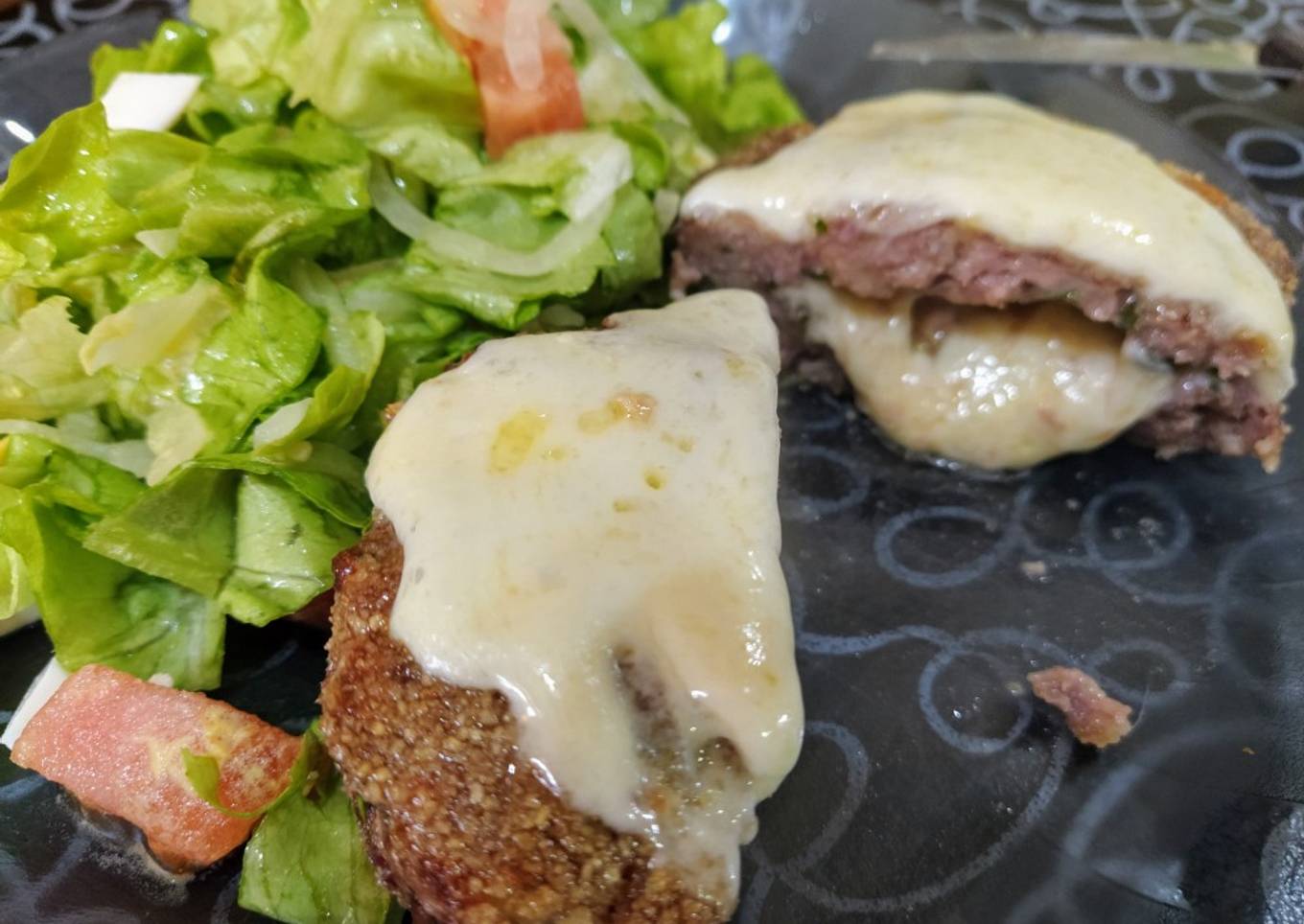 Hamburguesas súper rellenas