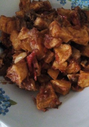 Foto resep Sambal kentang pake ati