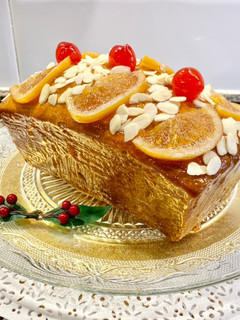 Una foto de Pastel de mantequilla con frutas confitadas “sin gluten”