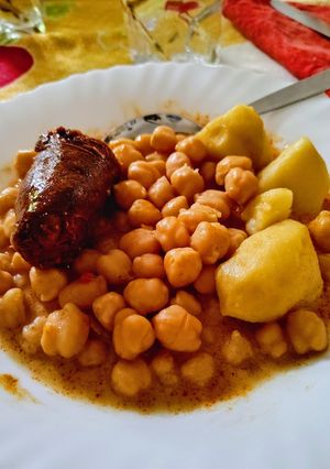 Una foto de Cocido de garbanzos