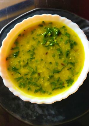 A picture of Palak Methi Dal.