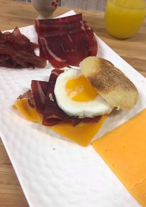 Une photo de Egg muffin