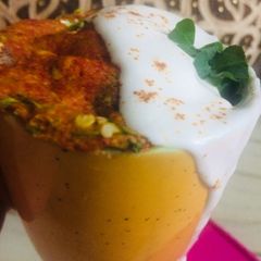A picture of Methi mug cake.