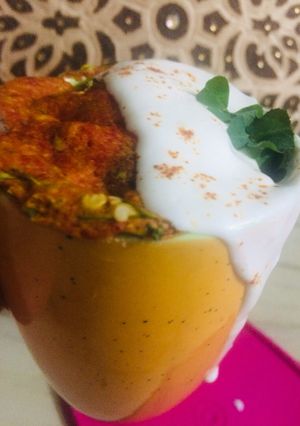 A picture of Methi mug cake.