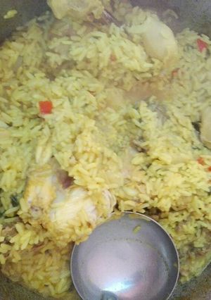Una foto de Arroz con pollo