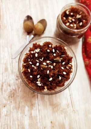 A picture of Amla chutney(chunda).