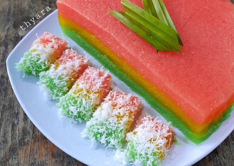 Resep Populer Lapis Singkong Pelangi Paling Enak