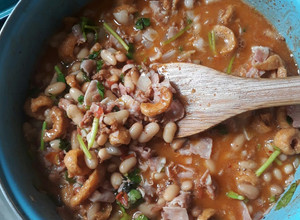Una foto de Frijoles charros