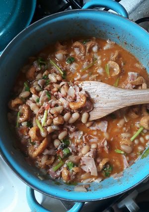 Una foto de Frijoles charros