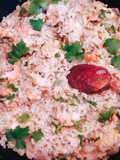 Crevettes biryani
