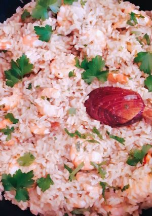 Une photo de Crevettes biryani