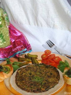 عکسی از دستور کوکو سبزی