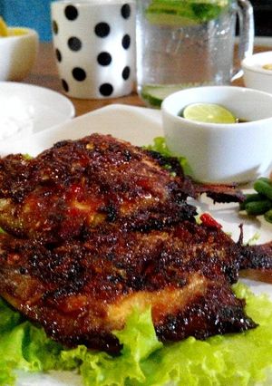 Foto resep Ikan bawal bakar nyaman (pakai teflon)