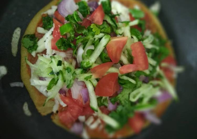 Recipe of Super Quick Homemade Handwa Pizza Recipe - New Version of Pizza