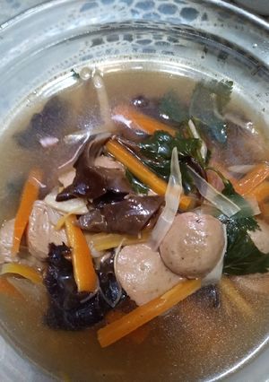 Foto resep Sop Bakso Campur