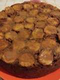 Torta de chocolate y banana