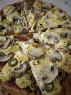 Una foto de Pizza sin gluten!
