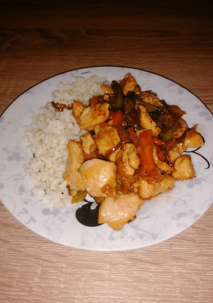 Una foto de Pollo a la canela estilo chino