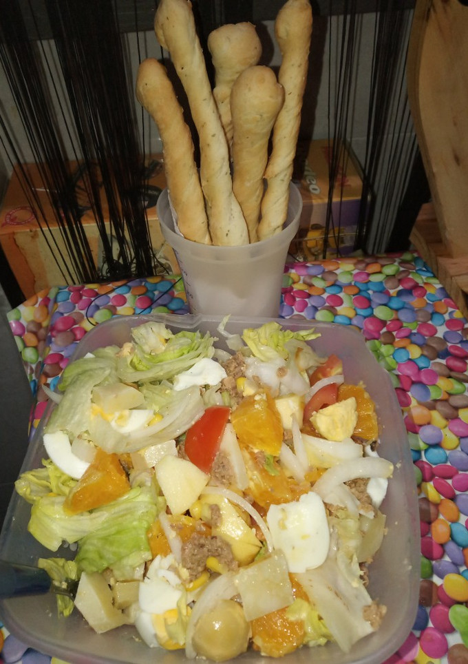 Una foto de Ensalada reforzada