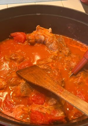 Une photo de Osso bucco marengo