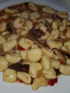 Una foto de Salsa de hongos shiitake