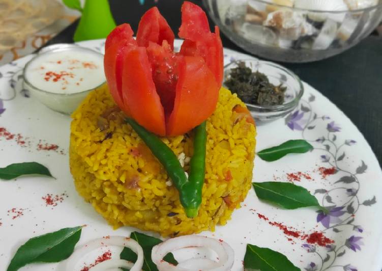 Step-by-Step Guide to Prepare Any-night-of-the-week Yellow rice (tahari)